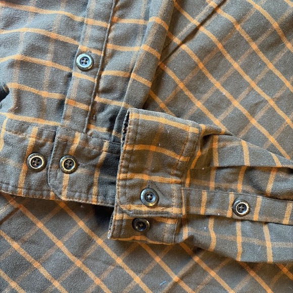 LL Bean Retro Plaid Single Pocket Button Down Men's Shirt Size Medium - Picture 7 of 10